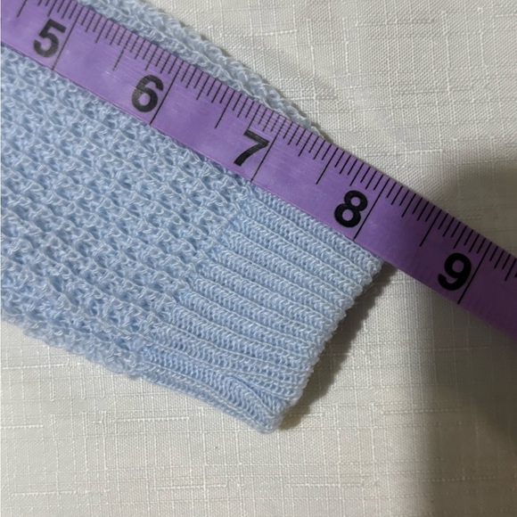 Vintage Blue Kids Matching Set with Hat and Booties - Picture 12 of 13